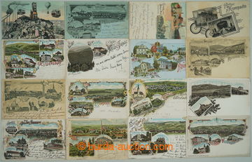 268572 - 1895-1910 [SBÍRKY]  SESTAVA / sestava 50ks pohlednic maléh