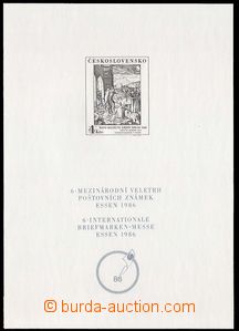 26862 - 1986 Pof.PT16 ESSEN 1986, mint never hinged, c.v.. 150CZK