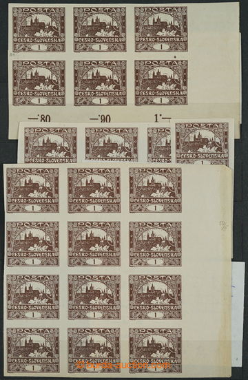 268685 - 1918-1920 [SBÍRKY]  BLOKY / sestava bloků, 4-bloků a víc
