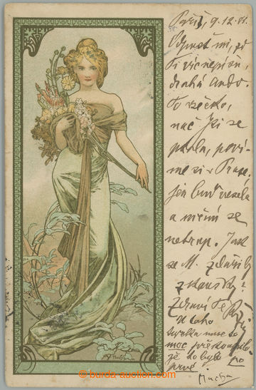 268695 - 1901 MUCHA Alfons (1860–1939), světoznámý český malí