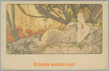 268702 - 1900 MUCHA Alfons (1860–1939), Večer (Weill.47), barevná