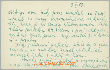 268731 - 1953 BENEŠOVÁ Hana (1885–1974), manželka prezidenta Edv