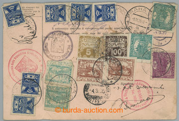 268738 - 1920 FISCAL USAGE / provisional usage Hradcany-issue stamp. 