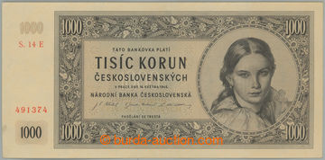 268757 - 1945 Ba.78d, 1000Kčs 1945, II. vydání, hledaná série 14
