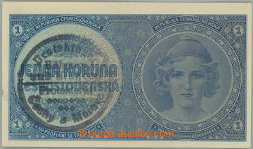 268761 - 1940 Ba.28a, 1K b.l. (1938/1940), série A016, přetisk ruč