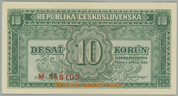 268764 - 1950 Ba.84a, 10Kčs 1950, série M; bezvadná