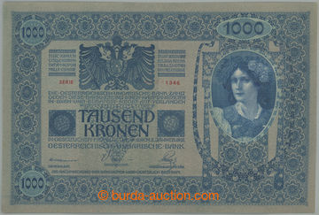 268768 - 1902 Ba.RU11a, 1000K 1902, podtisk šedozelený, série 1346