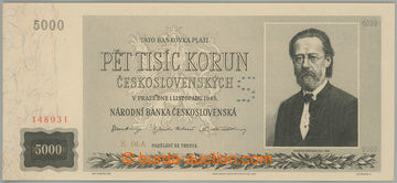 268770 - 1945 Ba.79, 5000Kčs 1945, série 04A, vzácnější slovens