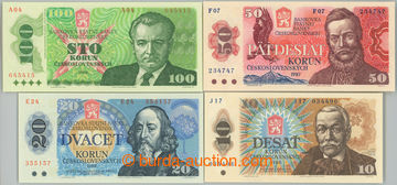 268781 - 1986-1989 Ba.103-106, comp. of 4 bankovek: 10Kčs 1986, set 