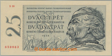 268782 - 1958 Ba.93, 25Kčs 1958, série S33, perforace 3 malé dírk