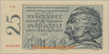 268783 - 1958 Ba.93, 25Kčs 1958, série S10, perforace 3 malé dírk