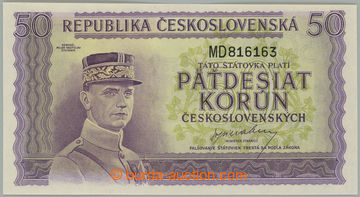 268784 - 1945 Ba.73, 50Kčs b.l. (1945), série MD; luxusní
