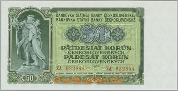 268797 - 1953 Ba.91a2, 50Kčs 1953, NÁHRADNÍ SÉRIE ZA; bezvadná