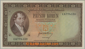 268809 - 1945 Ba.75, 500Kčs b.l. (1945), první série CA, perforace