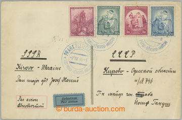 268870 - 1936 I. LET PRAHA-UŽHOROD-MOSCOU / Let-dopis zaslaný na Uk