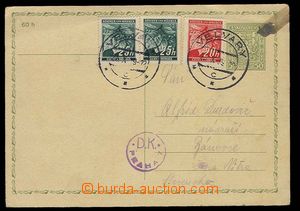 26890 - 1939 CDV65, dofr. protektorátními známkami a zaslaná na 