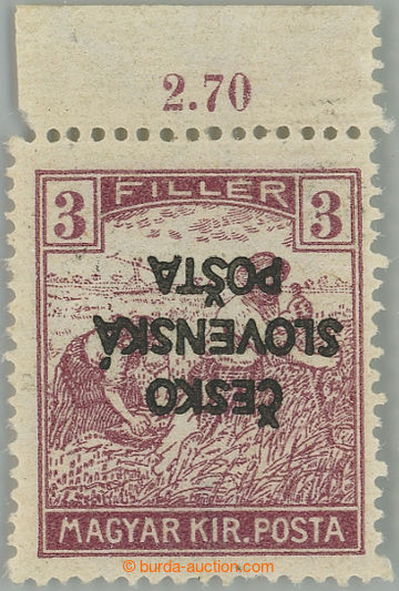 269010 - Pof.RV138 Pp, Žilinské vydání (Šrobárův přetisk),