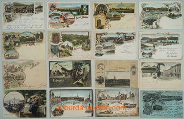 269772 - 1896-1910 [SBÍRKY]  SESTAVA - ČECHY / sestava 23ks pohledn