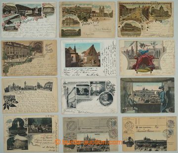 269775 - 1895-1908 [SBÍRKY]  SESTAVA - ČECHY / sestava 14ks pohledn