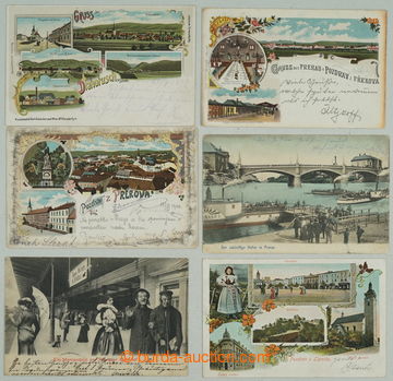 269804 - 1898-1920 [SBÍRKY]  OKRES PŘEROV / sestava 11ks pohlednic,