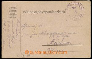 27037 - 1914 S.M.S. LEOPARD/ 30.8.14, round violet postmark, partial