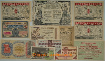 271120 - 1896-1970 comp. 12 pcs of tickets and 1 pcs of podílového