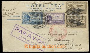 27126 - 1934 airmail letter to Germany, with Mi.615, 616, 2x 653, CD