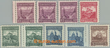 271307 - 1926 Pof.219-221 and 223-224, Castles, country, town with ve