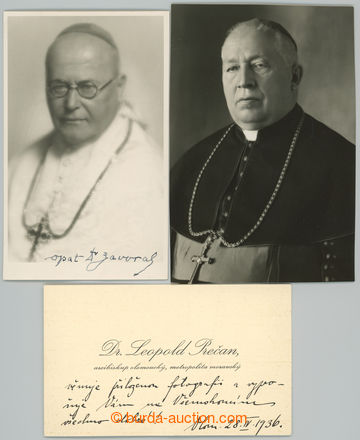 271385 -  PREČAN Leopold (1866-1947), olomoucký arcibiskup + ZAVORA
