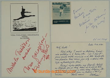 271388 - 1970-1978 ATHLETICS / Věra Čáslavská / Alois Hudec / Mil