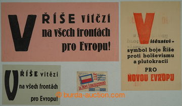 271391 -  PROPAGANDA / NACISMUS / sestava 3 lístků V - Říše vít