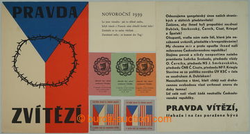271405 - 1945-1968 OKUPACE / sestava propagačních letáků a lístk