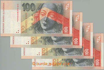 271467 - 2004 ČÍSELNÁ POSTUPKA / Ba.SK35, 100Sk 2004, série U, se