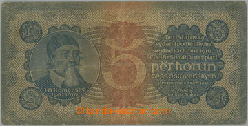271470 - 1921 Ba.18, 5Kč 1921, série 6; silný oběh