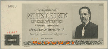 271476 - 1945 Ba.79, 5000Kčs 1945, série 17A; velmi pěkná