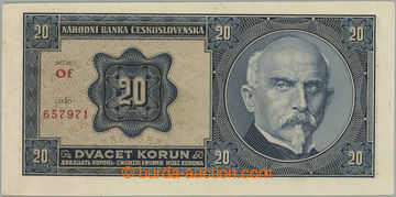 271496 - 1926 Ba.21b2, 20Kč 1926, série Of; velmi pěkná