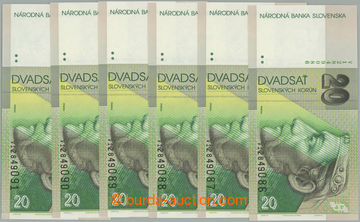 271501 - 2006 ČÍSELNÁ POSTUPKA / Ba.SK40, 20Sk 2006, série V, ses