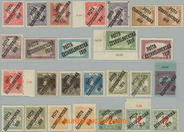 271504 - 1919 SELECTION of /Pof.93, 96-98, 111-114, 119-122, 132, 136