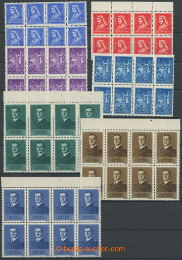 271528 - 1932-1938 Mi.480-483, 565-567, dvě kompletní série v 8-bl