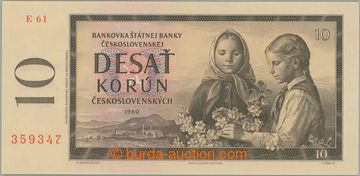 271529 - 1960 Ba.94c, 10Kčs 1960, vysoká série E61; pouze prohnut�