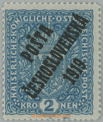 271606 -  Pof.48I, Znak 2K světle modrá, úzká, II. typ, vada pře