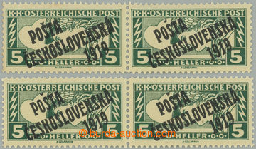 271611 -  Pof.58A, Obdélník 5h zelená, 2x vodorovná 2-páska, typ