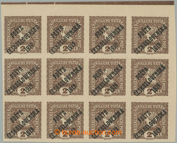 271613 -  Pof.60 DV, Merkur vlevo 2h hnědá, pravý horní 12-blok s