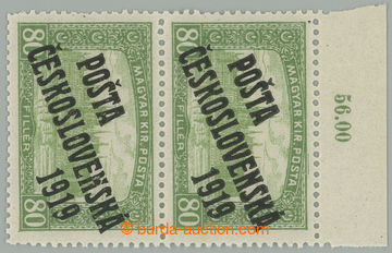 271622 -  Pof.113, 80f zelená, svislá 2-páska s horním okrajem a 