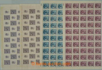 271734 - 1941-1942 ARCHOVINA / Pof.62-63, 100-101, Dvořák + Červen