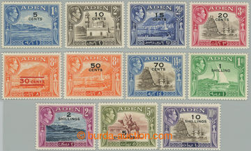 271775 - 1951 SG.36-46, přetiskové Jiří VI. - Motivy 5c/1a - 10Sh