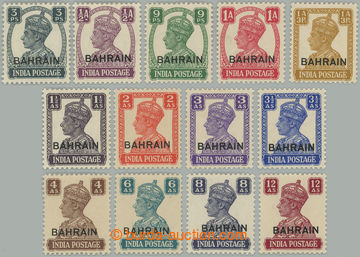 271782 - 1938-1941 SG.38-50, indické Jiří VI. 3P - 12A s přetiske