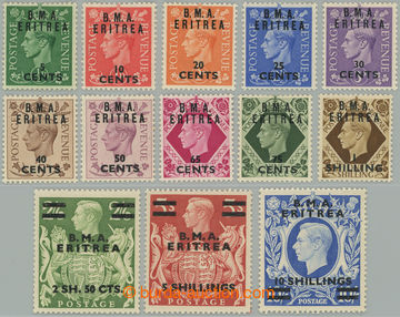 271789 - 1948-1949 BRITSKÁ OKUPACE / SG.E1-E12, Jiří VI. ½P - 10S