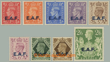 271792 - 1943-1946 BRITSKÁ OKUPACE / SG.S1-S9, Jiří 1P - 2Sh6P s p