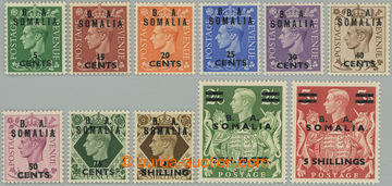 271793 - 1948 BRITSKÁ OKUPACE / SG.S10-S20, Jiří VI. 5c - 5Sh, kom